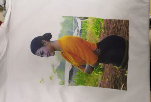 تی شرت چاپ نمونه برای مشتری برمه از چاپگر WER-EP6090T